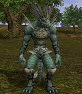 Delu Lizardman Shaman